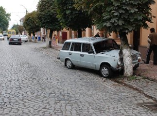 У Виноградові сталася курйозна ДТП
