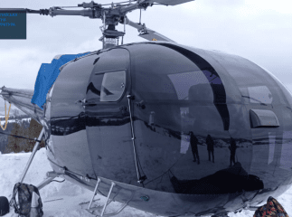 На Закарпатті перехопили вертоліт контрабандистів