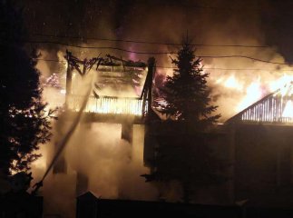 На Закарпатті вночі згоріло лісництво