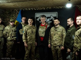 Закарпатська 128 бригада показала, як приймала британську делегацію