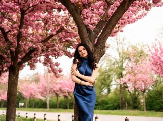 «Перший раз у Мукачеві, яке це гарне місто», – відома співачка вражена красою сакур і міста