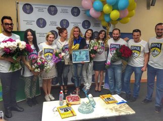 Мукачівку Ірину Галай урочисто зустріли в аеропорту в Києві