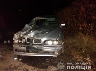 На Мукачівщині авто врізалося у віз, в якому був чоловік і двоє дітей