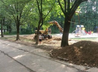 На Шипці почали облаштувати тротуари