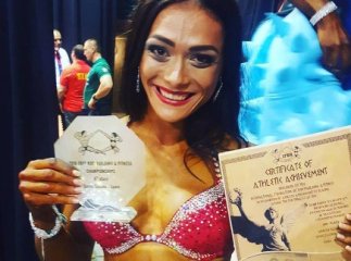 Закарпатка потрапила до ТОП-6 на чемпіонаті Європи з бодібілдингу