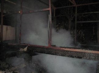 Стали відомими деталі пожежі, яка сьогодні вночі сталась у Мукачеві (ФОТО)