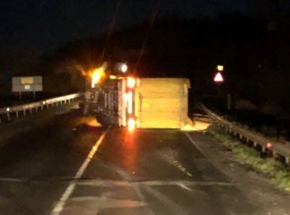 У мережі повідомляють про велику ДТП на трасі біля Кольчина