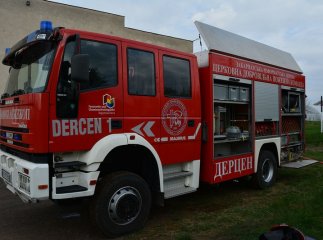 На Мукачівщині вогнеборці отримали від швейцарських колег пожежно-рятувальний автомобіль
