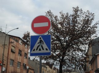 У Мукачеві на вулиці Пушкіна ввели односторонній рух (ФОТО)