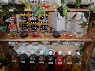 Гості фестивалю «Закарпатському Божоле» дегустують вина у підвалах «Совиного гнізда»