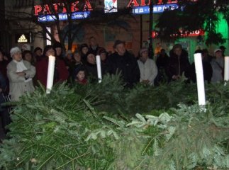 У Берегові запалили третю свічку Адвенту