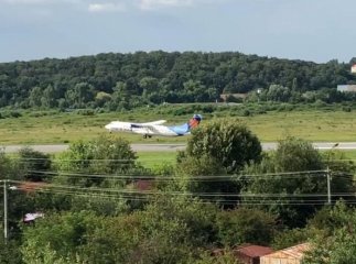 На Закарпатті приземлився чартерний літак із Ізраїлю з хасидами на борту
