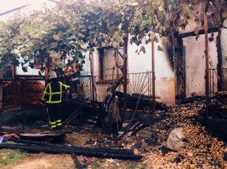 У селі Серне, що на Мукачівщині, горів житловий будинок