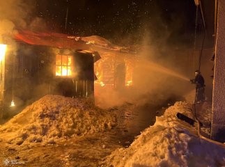 Рано-вранці на Хустщині вогнеборці гасили пожежу