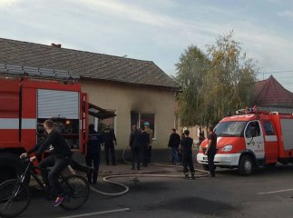 У Виноградові горів будинок