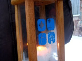 В Мукачівській Ратуші також запалав Віфлеємський вогонь миру