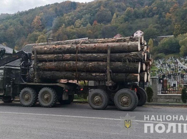 За дві доби на Закарпатті вилучили нелегальної деревини на майже пів мільйона гривень