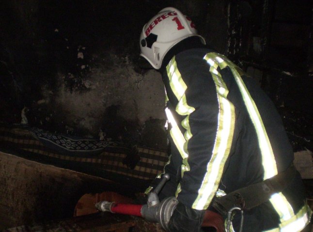 Під час пожежі на Тячівщині 21-річний юнак отруївся чадним газом