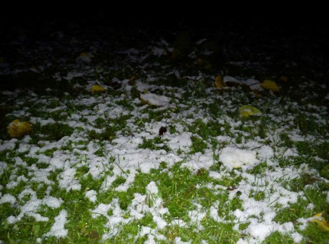 У високогір’ї Мукачівського району випав перший сніг