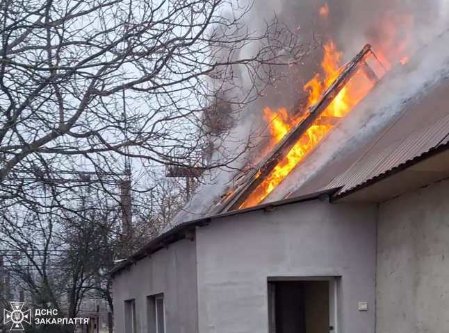 У Сваляві сталась пожежа у житловому будинку