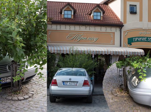 Ужгородський водій продемонстрував ганебний приклад паркування
