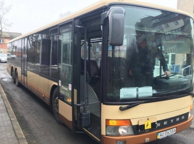 На Ужгородщині почав їздити сучасний автобус