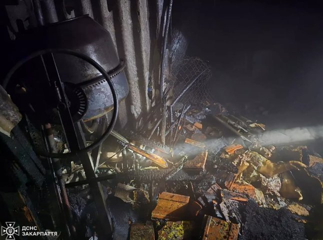 Рятувальники вночі ліквідували пожежу і не допустили вибуху газових балонів