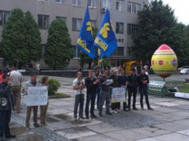 Міська рада Ужгорода не дозволила виступити протестуючим проти забудови зеленої зони МАФами