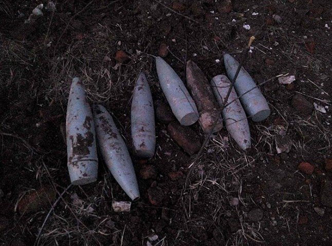 На Перечинщині знайшли 45 одиниць снарядів та гранат