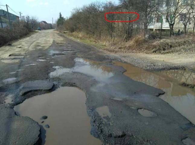 Жахлива дорога, а вказівник взагалі заріс чагарником: у мережі показали один із в’їздів в Ужгород