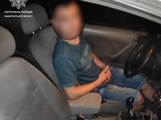 Вночі у Мукачеві зупинили водія під кайфом