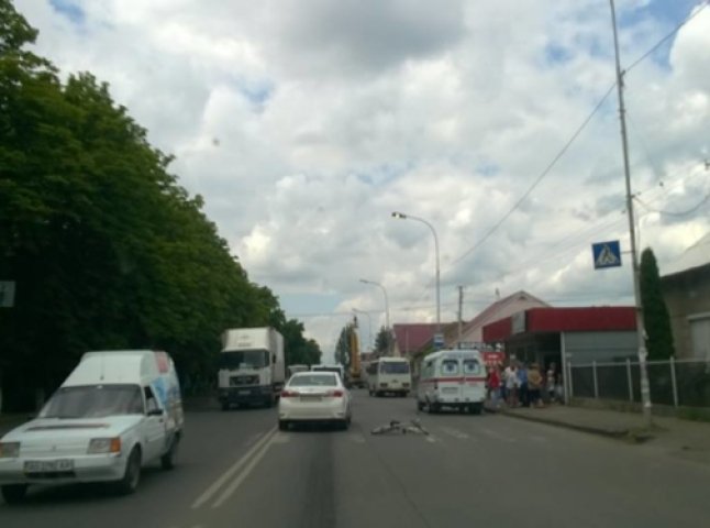 На вулиці Гагаріна в Ужгороді сталась ДТП