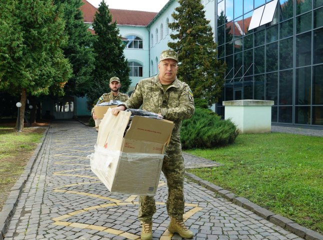 Військовим територіальної оборони Мукачева передали термобілизну