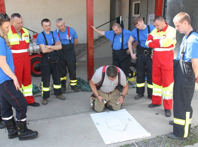 Дерценські вогнеборці-добровольці провели масштабні тренування з колегами зі Швейцарії