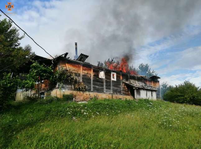 Рятувальники розповіли про пожежу на Тячівщині