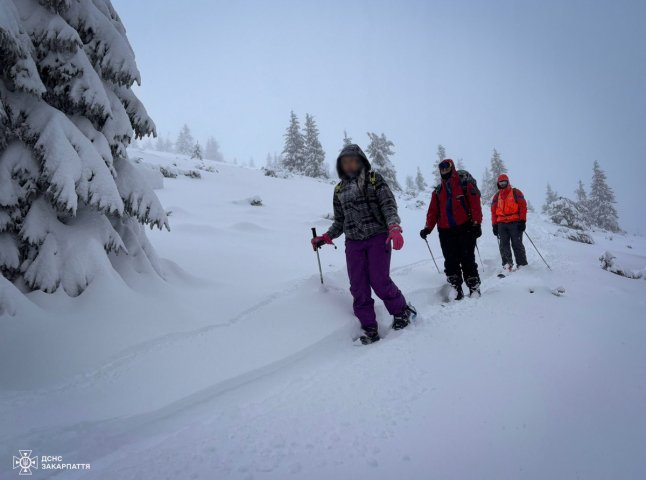 У горах Рахівщини під час катання на сноуборді заблукала киянка
