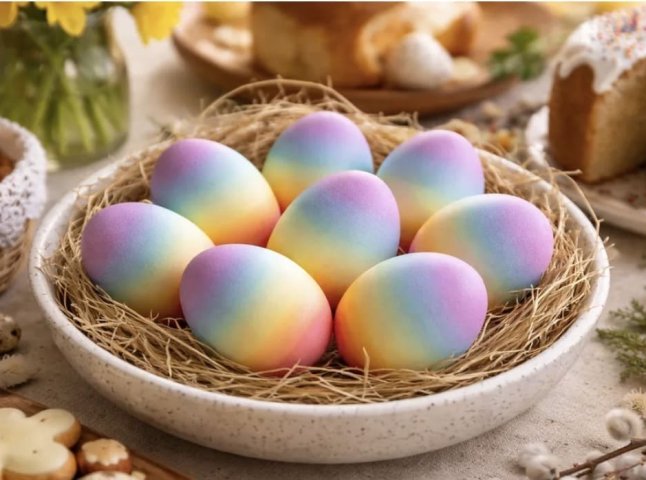 Як зробити веселкові крашанки до Великодня?