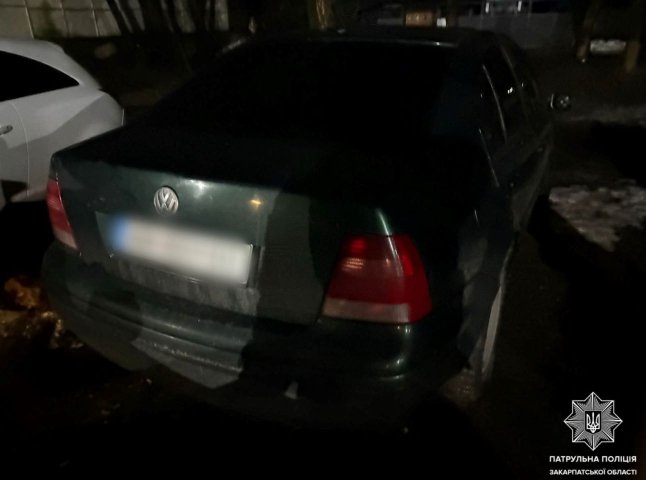 Патрульні Ужгорода впіймали водія напідпитку та без посвідчення