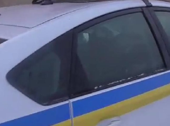 Працівники Мукачівського ДАІ розтонували автомобіль, що перебував у АТО (ВІДЕО)