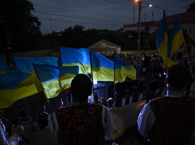 В Ужгороді на світанку лунала молитва за Україну
