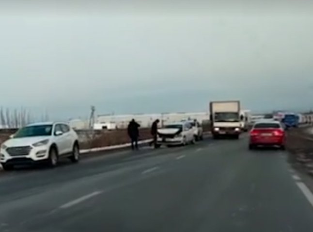 Аварія у Мукачеві: відео з місця події