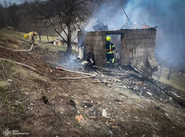 Рятувальники розповіли, яку пожежу їм довелося гасити на Тячівщині
