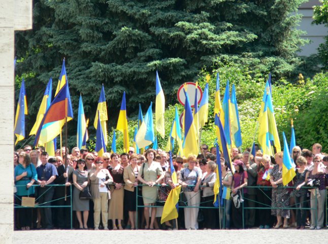 Як Президента Януковича в області приймали (ВІДЕО)