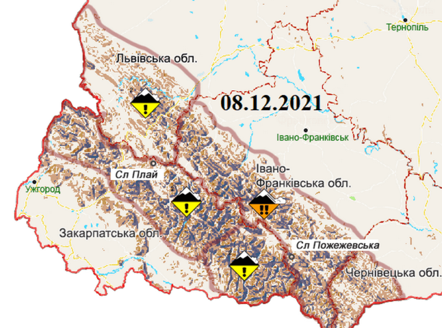 Закарпатців просить утриматись від походу в гори