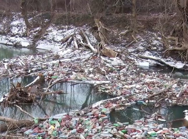 Річка Боржава потерпає від сміття: шокуюче відео
