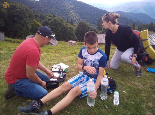 В горах рятували 12-річного хлопця