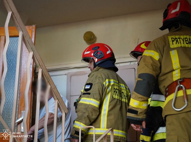 Вогнеборці повідомили про випадок, який стався в Ужгороді