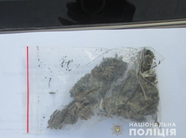 Поліцейські знайшли в машині закарпатця марихуану