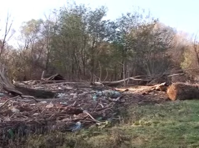 Береги Слов’янської набережної в Ужгороді потопають у смітті