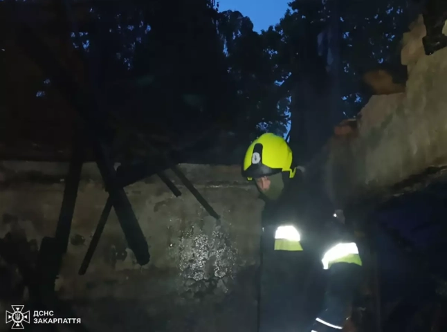 Вночі 9 рятувальників ліквідовували пожежу в закинутій будівлі Вночі 9 рятувальників ліквідовували пожежу в закинутій будівлі